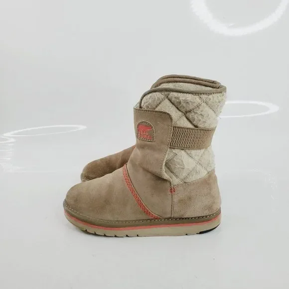 Sorel Youth Oxford Tan Newbie NY1873-212 Pull On Short Winter